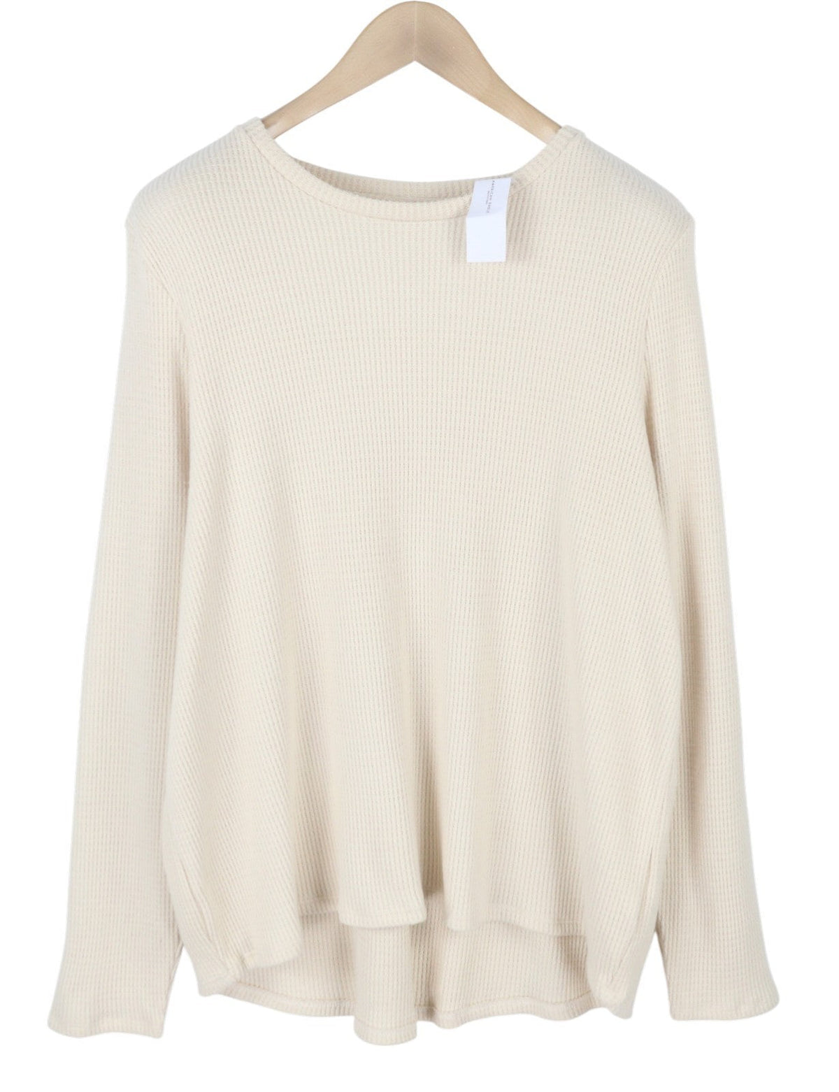 American Eagle Outfitters Men Sweatshirt 2xl Light Cream Soft Crew Neck Pull On