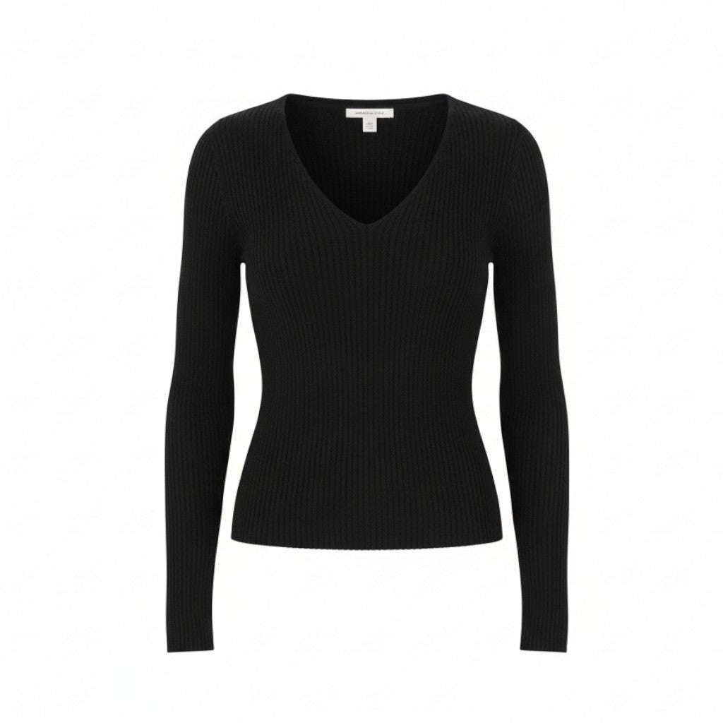 Black Knit Jumper