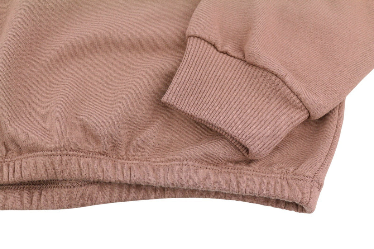 American Eagle Outfitters Sweat-shirt surdimensionné à col rond et demi-fermeture éclair pour femme