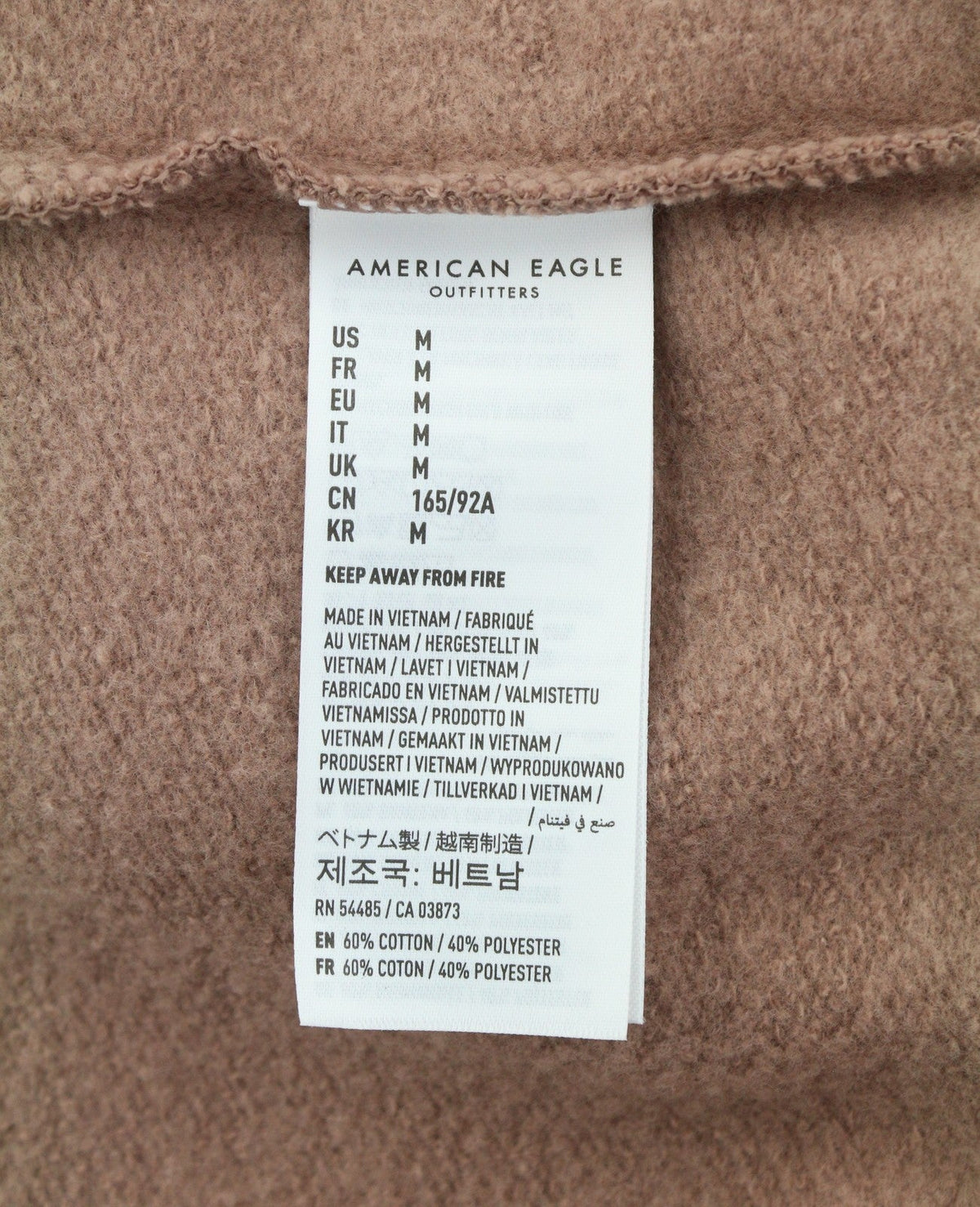 American Eagle Outfitters Sweat-shirt surdimensionné à col rond et demi-fermeture éclair pour femme
