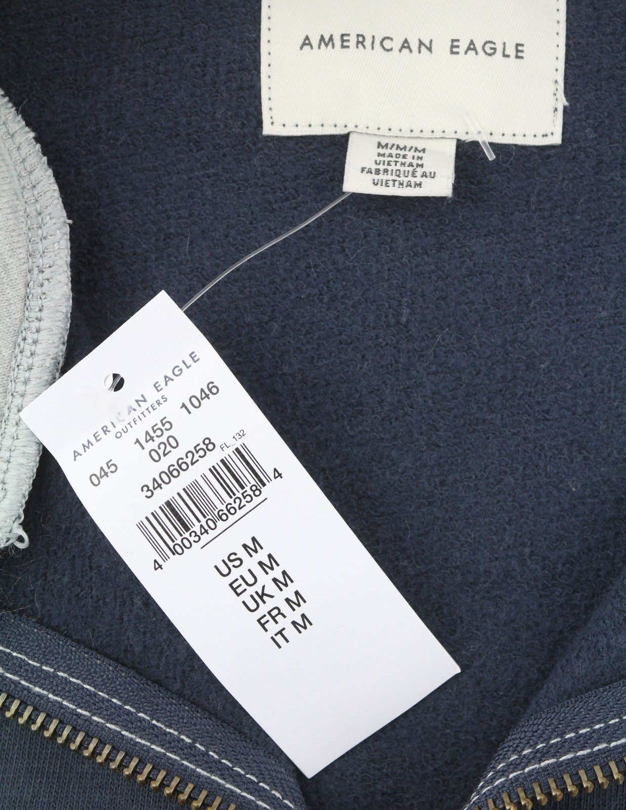 American Eagle Outfitters Dame Sweatshirtmelange Halv lynlåshals Oversized
