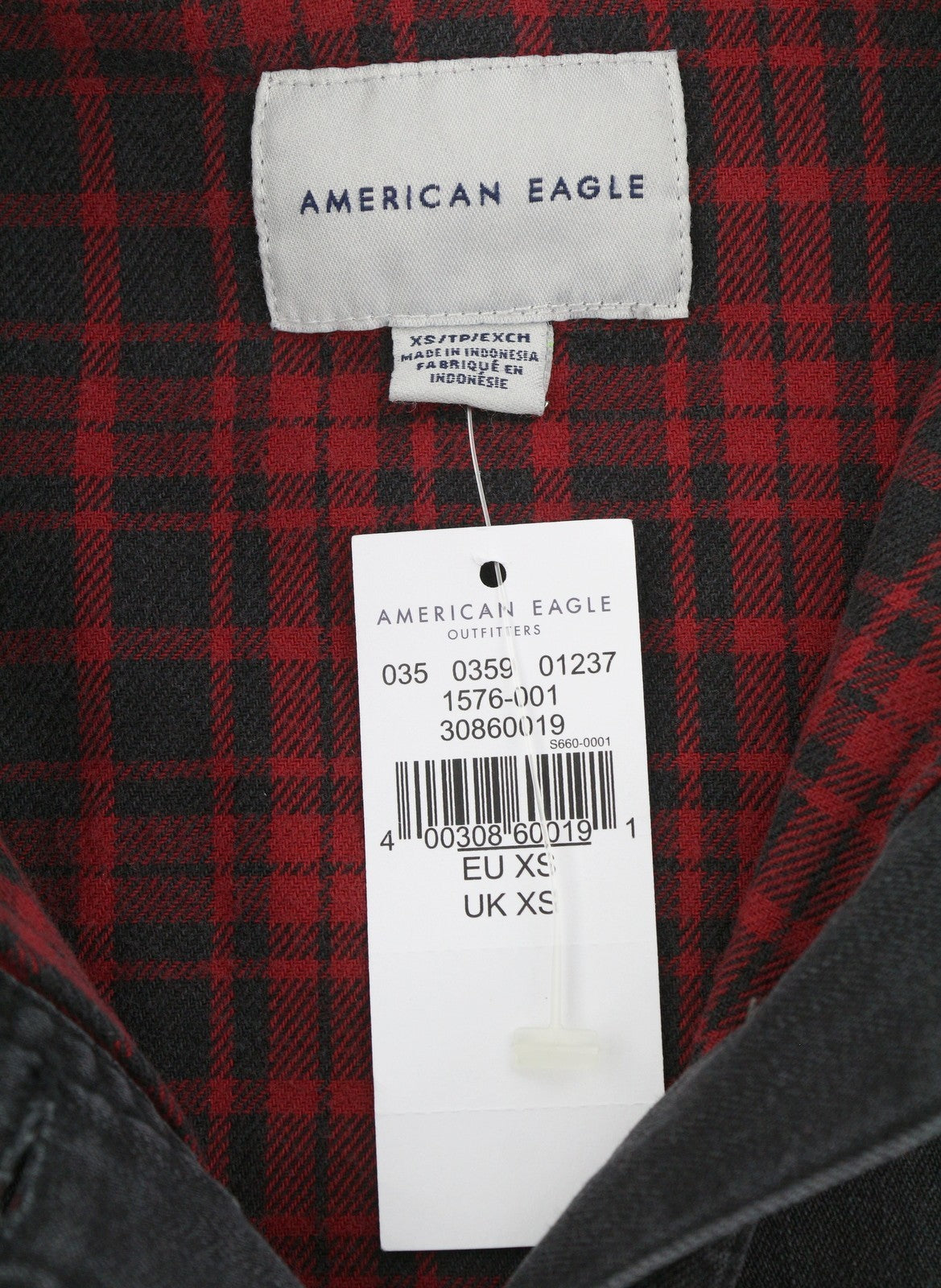 American Eagle Outfitters női kabát fekete farmer vágott túlméretezett szorongás