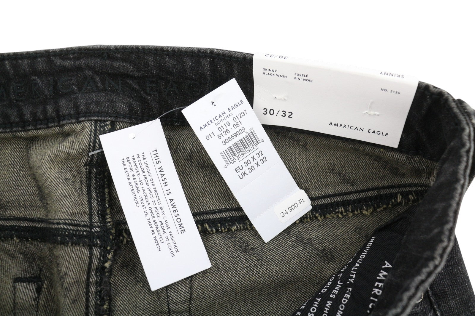 Jeans Skinny Black Wash