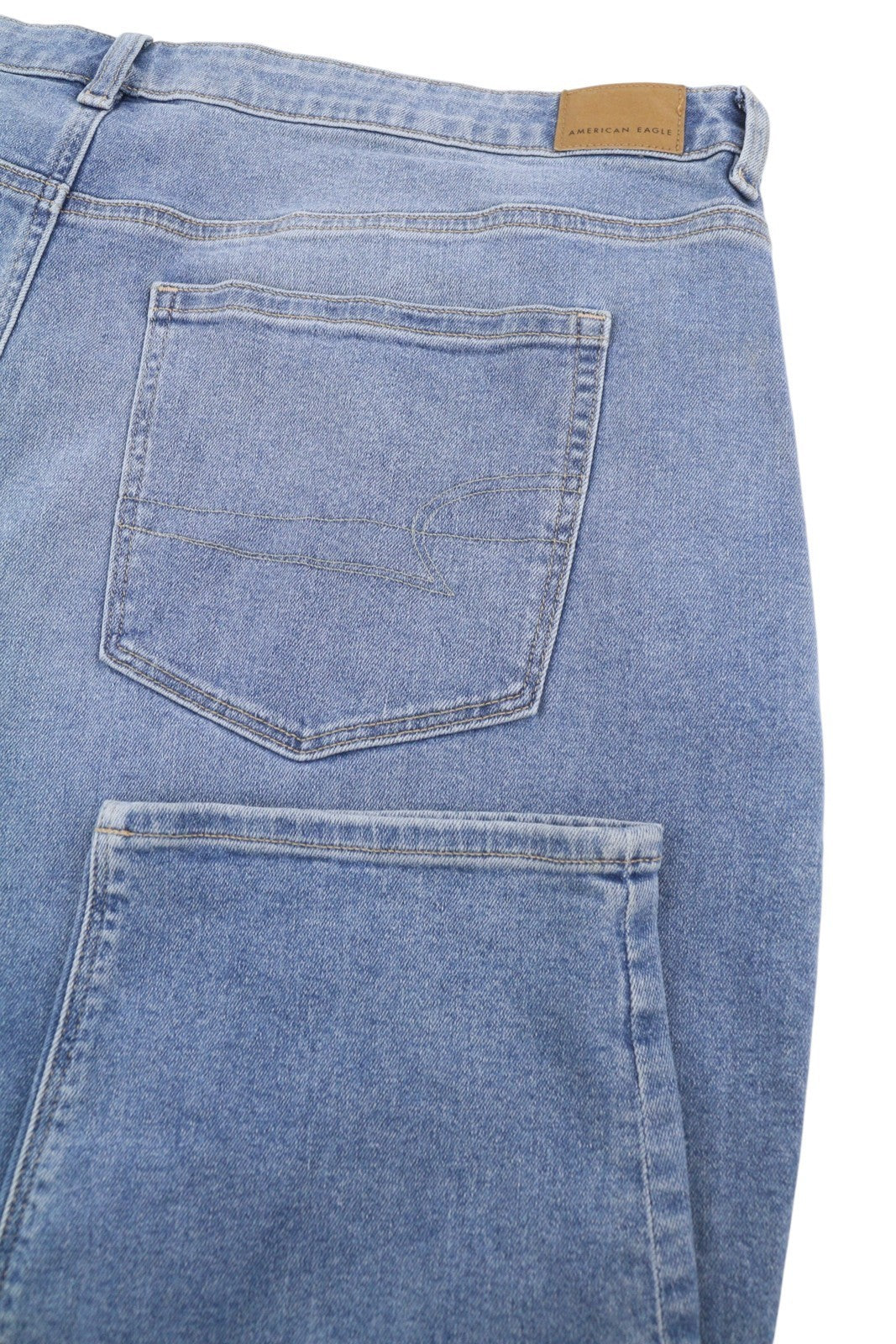 American Eagle Outfitters Stretch Mom Dames Jeanswashed Blauw