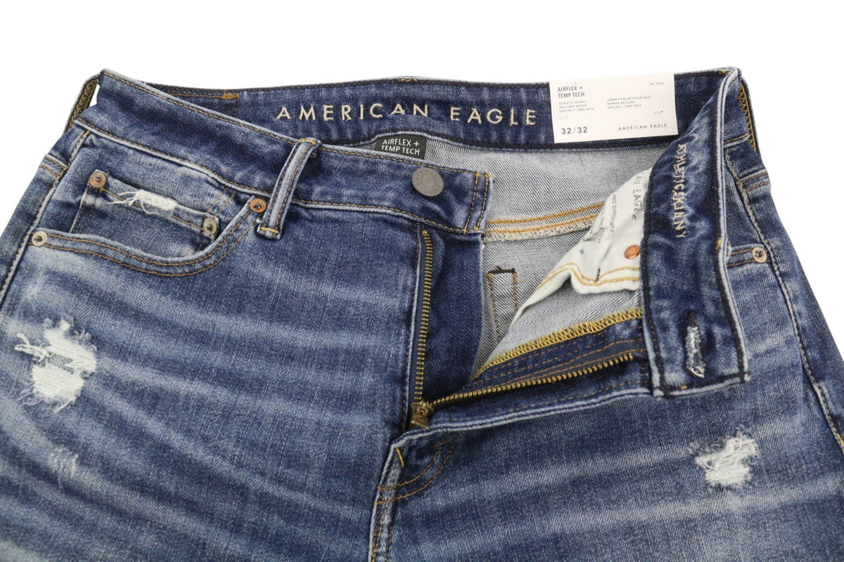 American Eagle Outfitters Airflex+temp Tech Hommes Jeansdistress Skinny