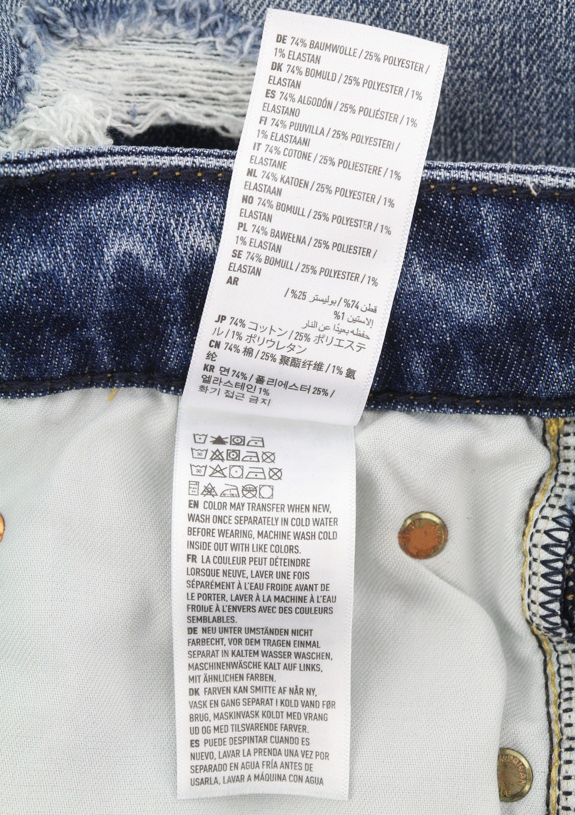 American Eagle Outfitters Airflex+temp Tech Hommes Jeansdistress Skinny