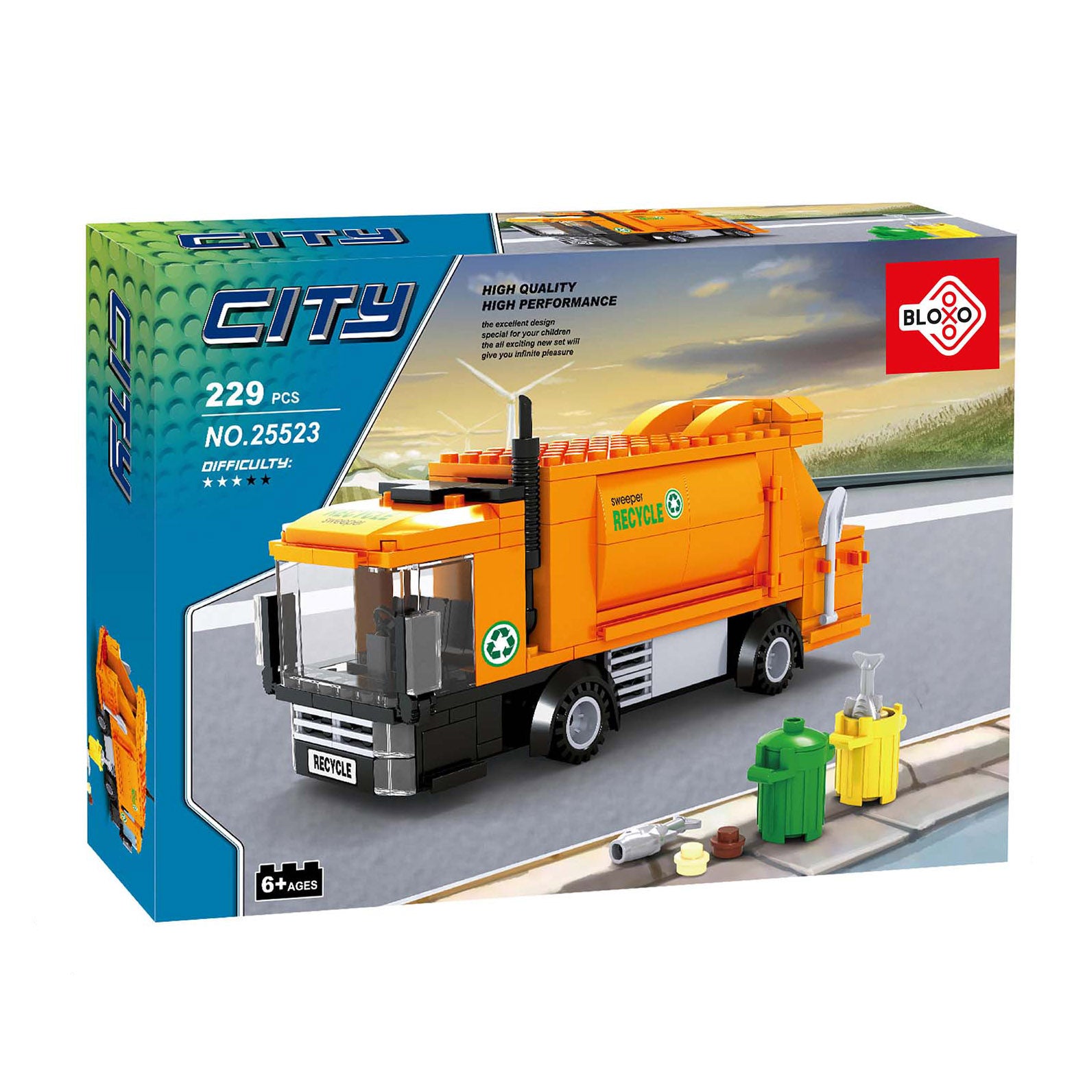 Stavebnica Bloxo Garbage Collector 209 ks
