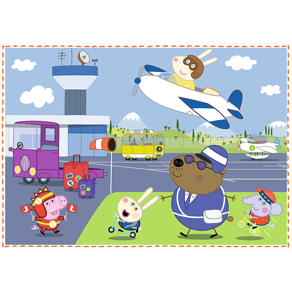 Puzzle - 4en1 - Recuerdos Navideños / Peppa Pig Trefl 34359