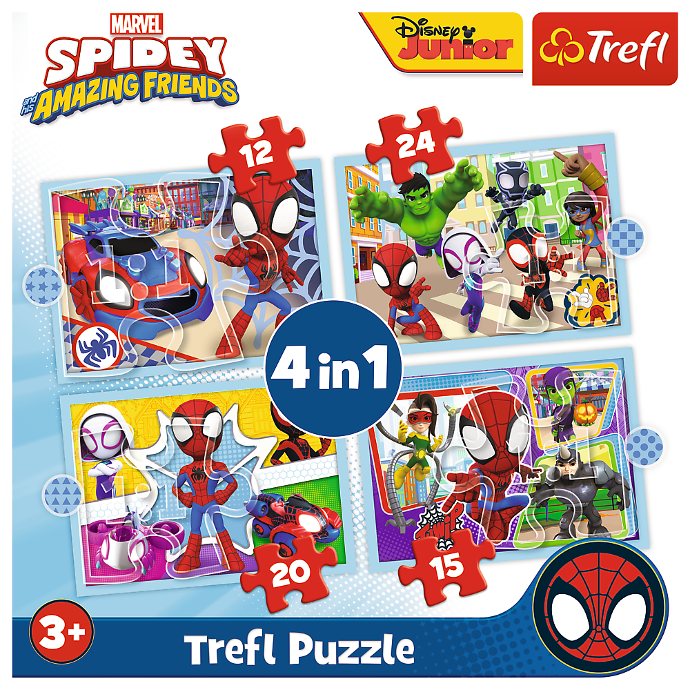 Puzzle - 4in1 (12 15 20 24) - Ekipa Spidaya 34611