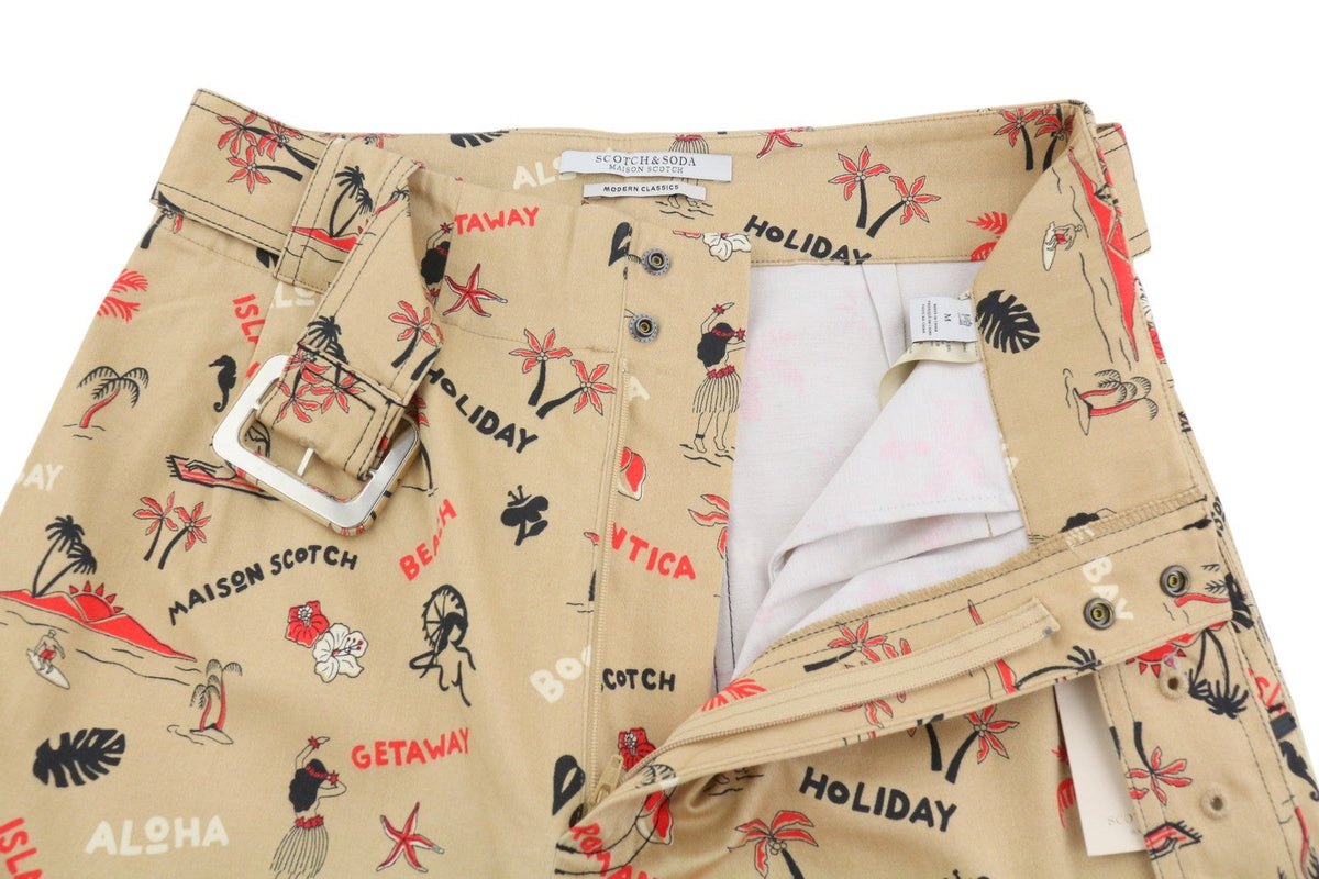 Beige Cotton Trousers