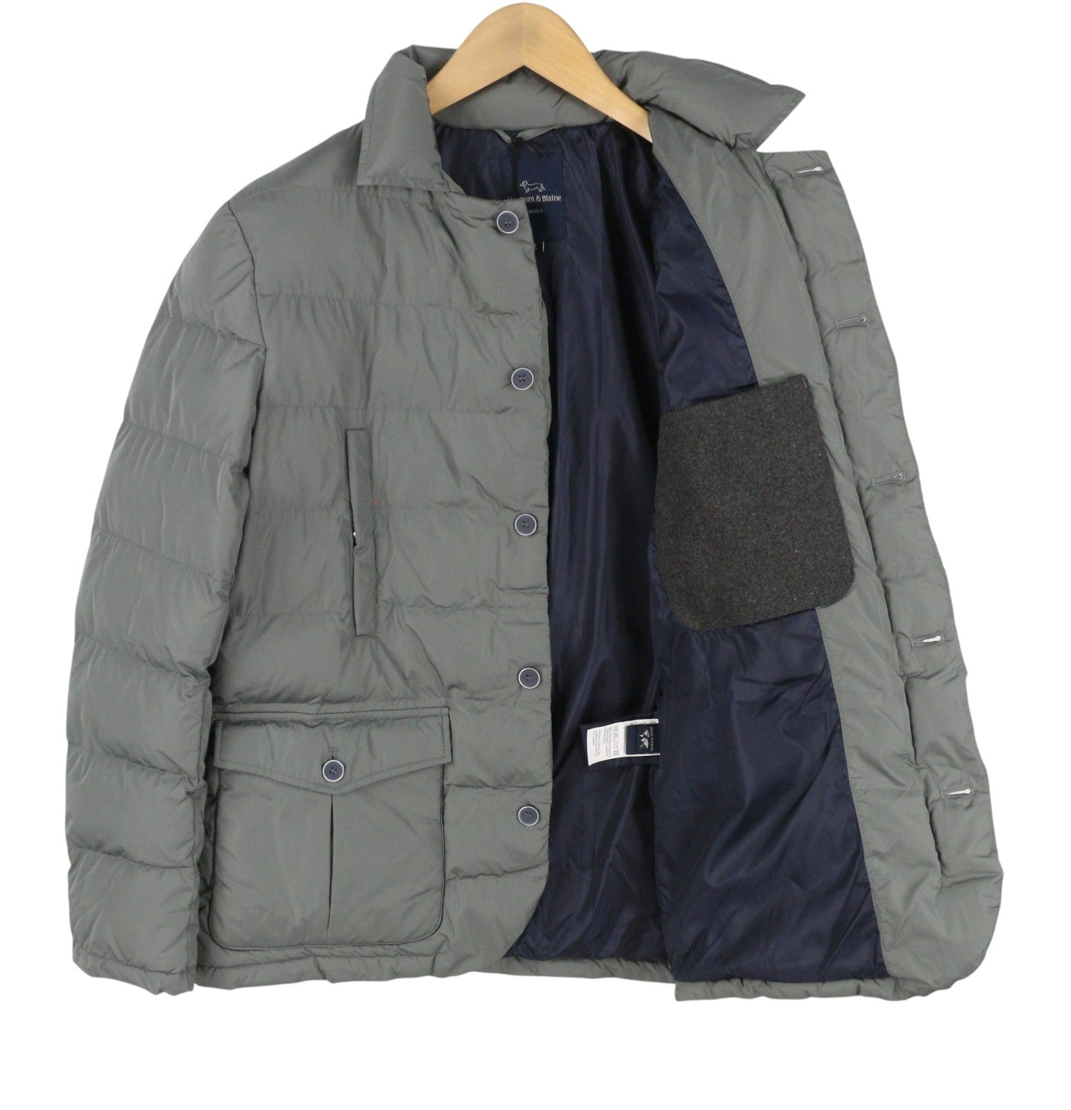 Grey Polyester Jacket