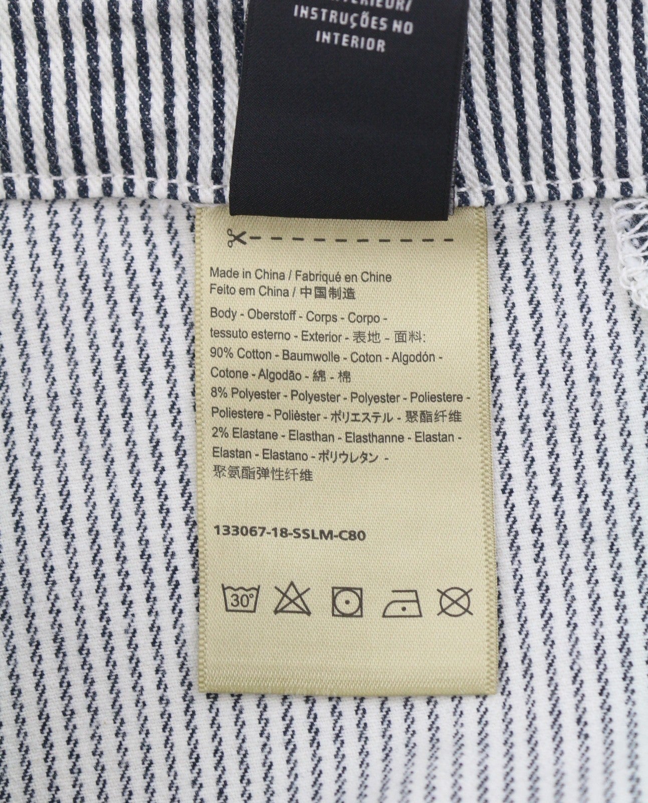 White Cotton Trousers