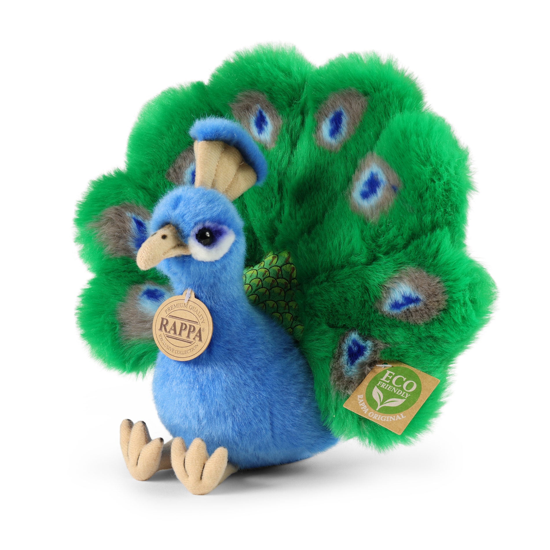 Plush Peacock 22 Cm Eco-friendly