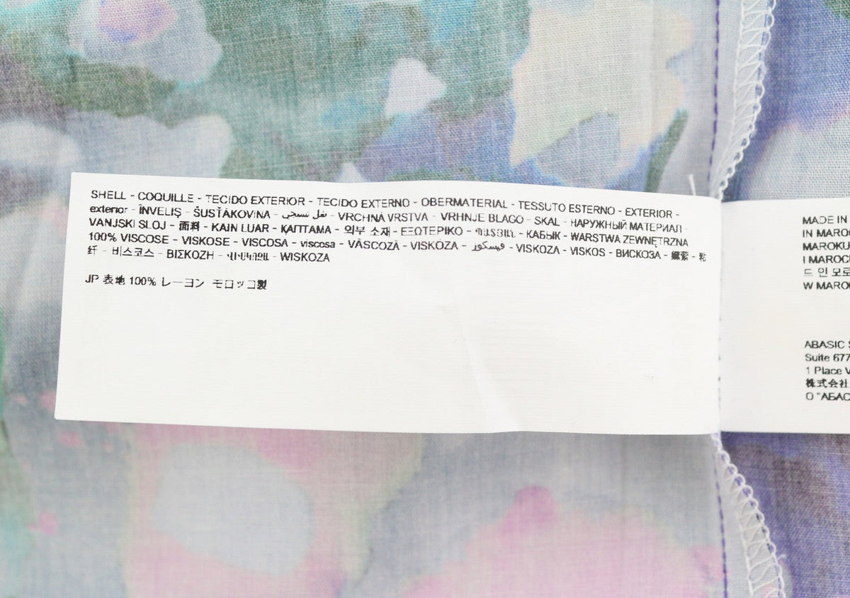 Desigual Blus Cairo Rep Dameblusefarvede blomsterprint lange ærmer