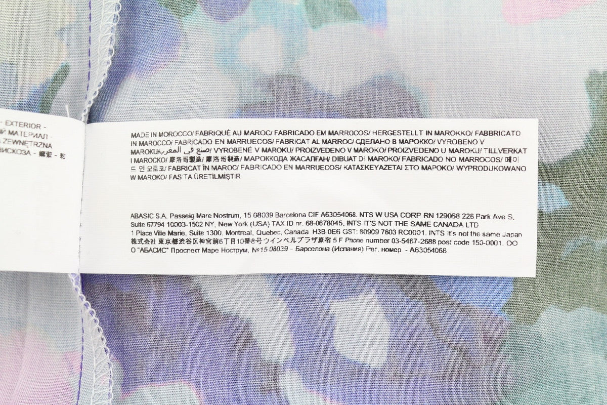 Desigual Blus Cairo Rep Dameblusefarvede blomsterprint lange ærmer