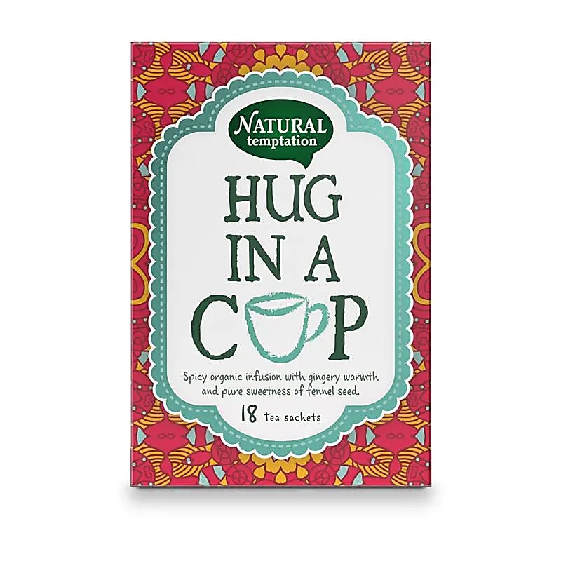 Natural Temptation Hug In A Cup Ceai din Plante Organic - 27 G Pachet De 5 Buc
