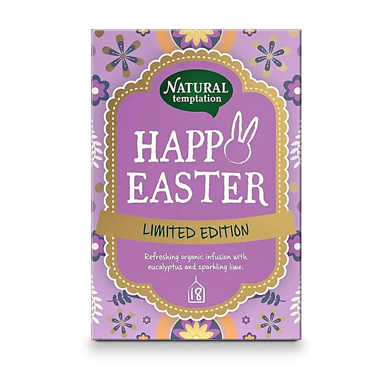 Natural Temptation Frohe Ostern Kräutertee Bio - 27 g Packung mit 5 Stück
