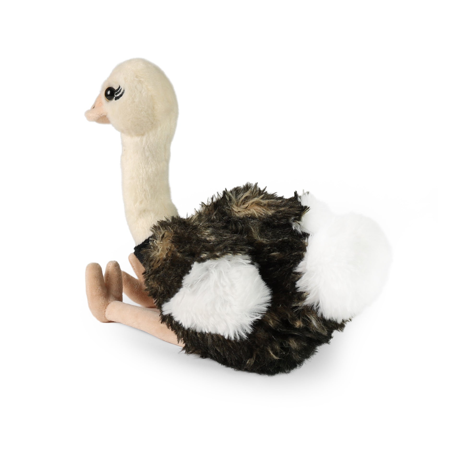 Avestruz de pelúcia 33 cm Mundo de pelúcia ecológico