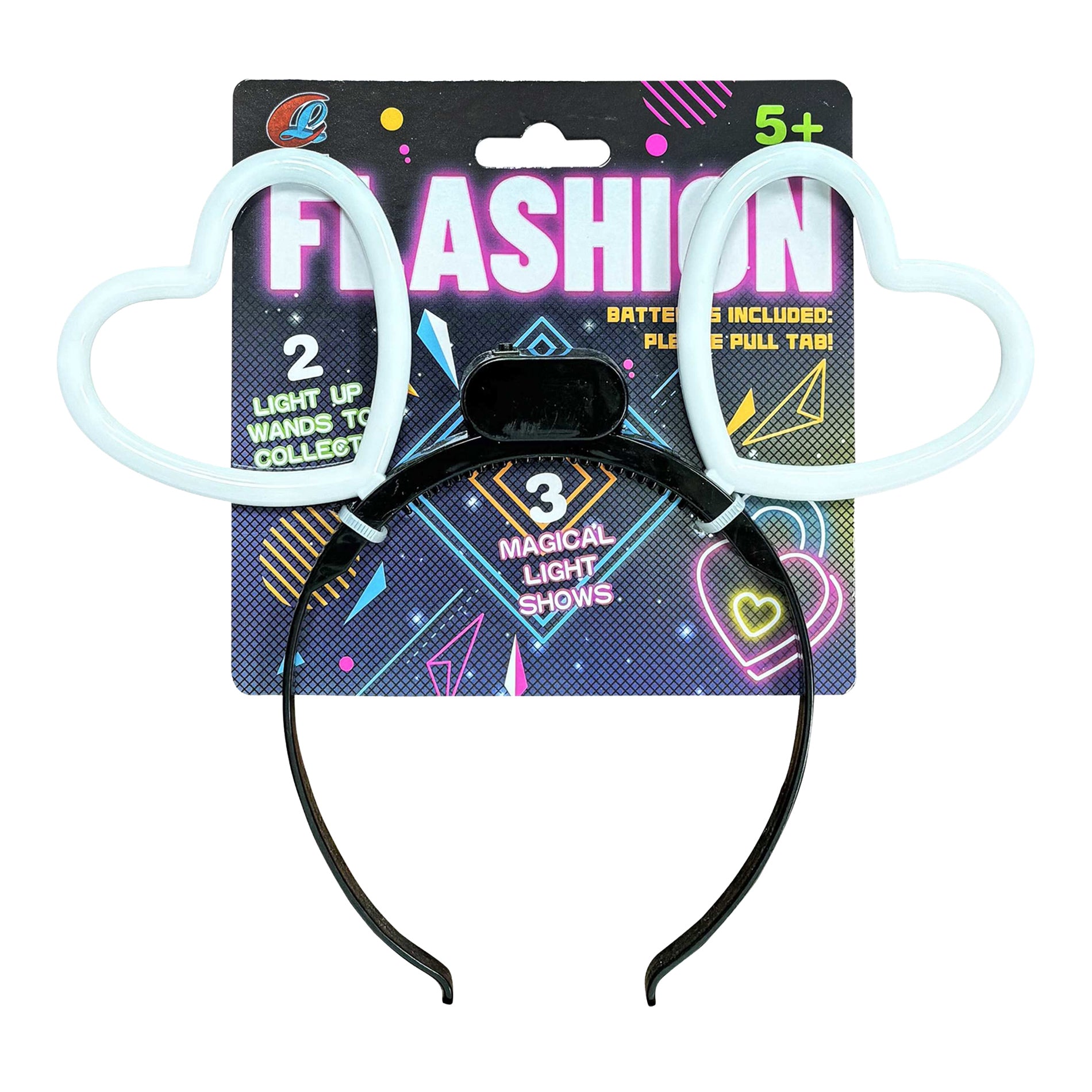 Flashing Heart Headband