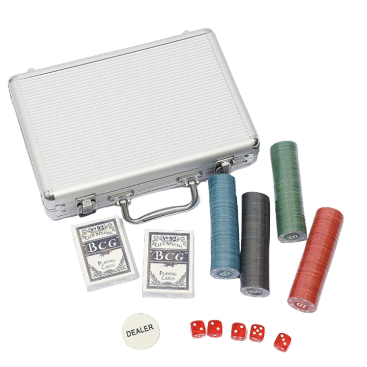 Professional Poker Set Aluminum Case 500 Pcs.