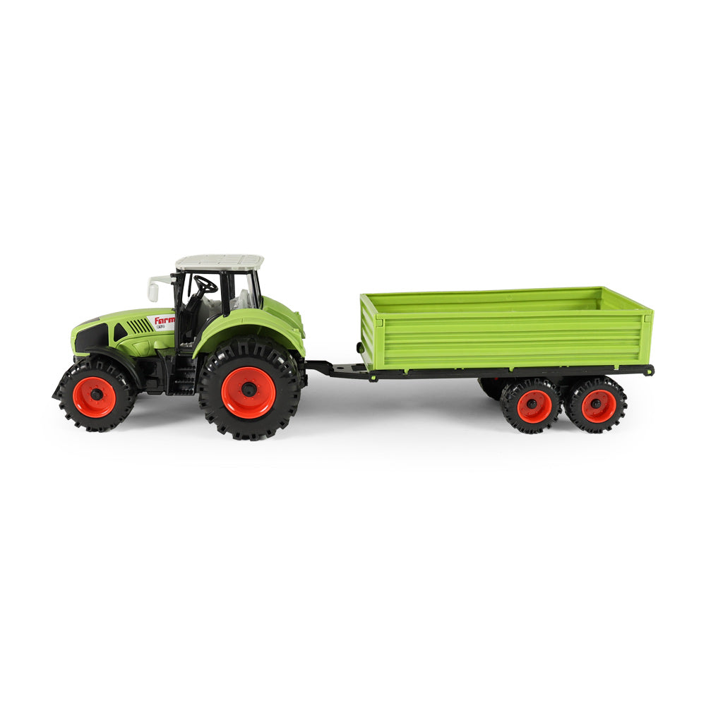 Farm Tractor With A Trailer 45 Cm