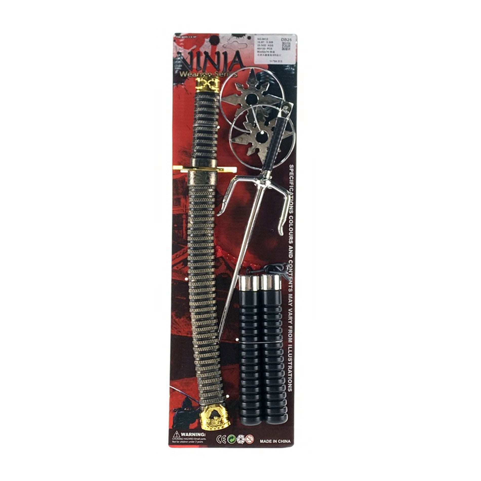 Ninja Set With A Dagger And Accessories