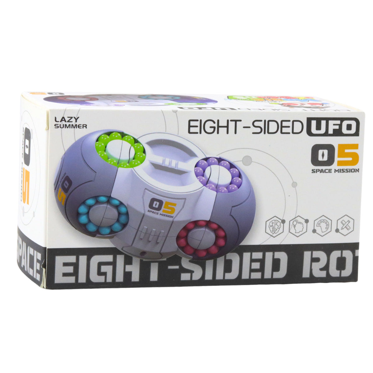 Logic Game Puzzle Ufo Magic Rotating Capsule Pink