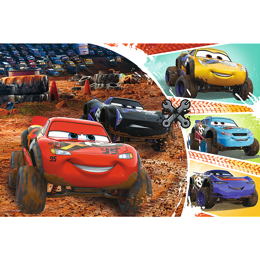 Puzzle - 60 - Lightning Mcqueen With Friends - Disney Cars 3 17327