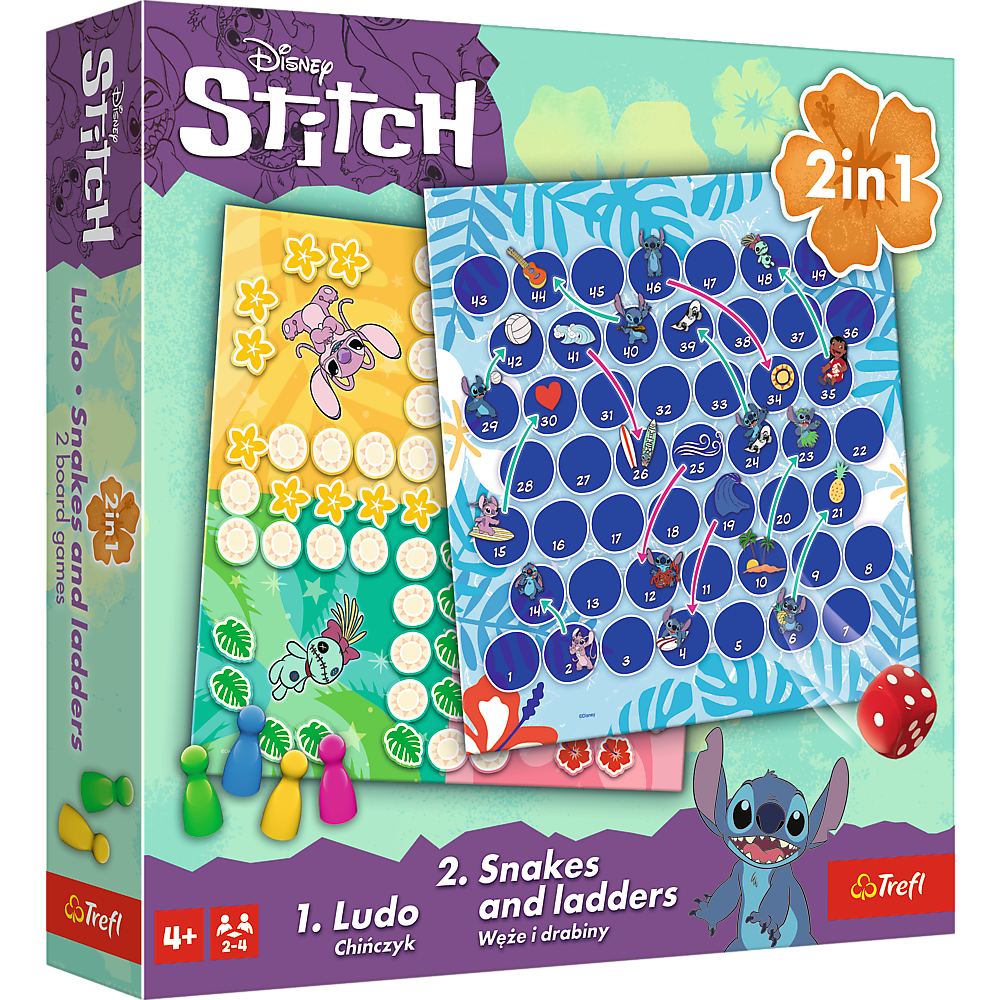 Spiel 2in1 Lilo und Stitch Trefl 02656