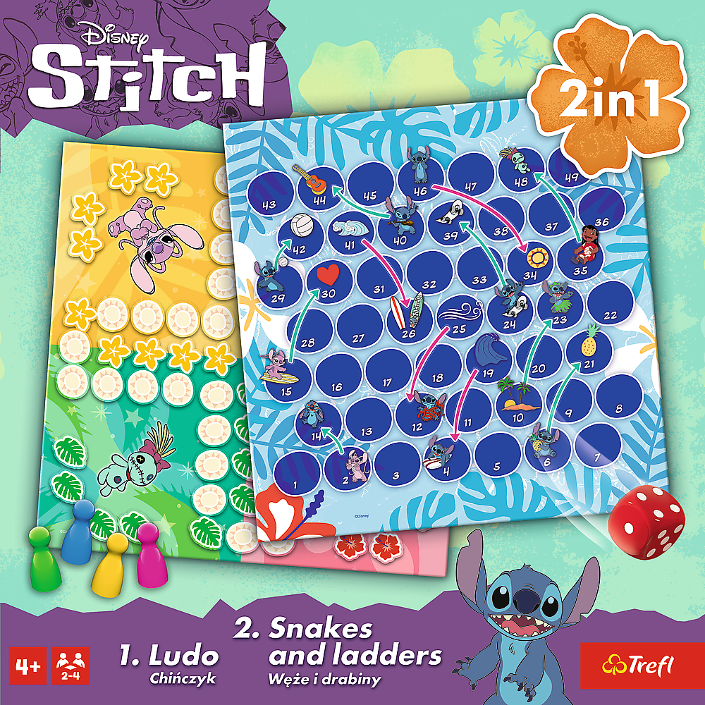 Jogo 2 em 1 Lilo e Stitch Trefl 02656