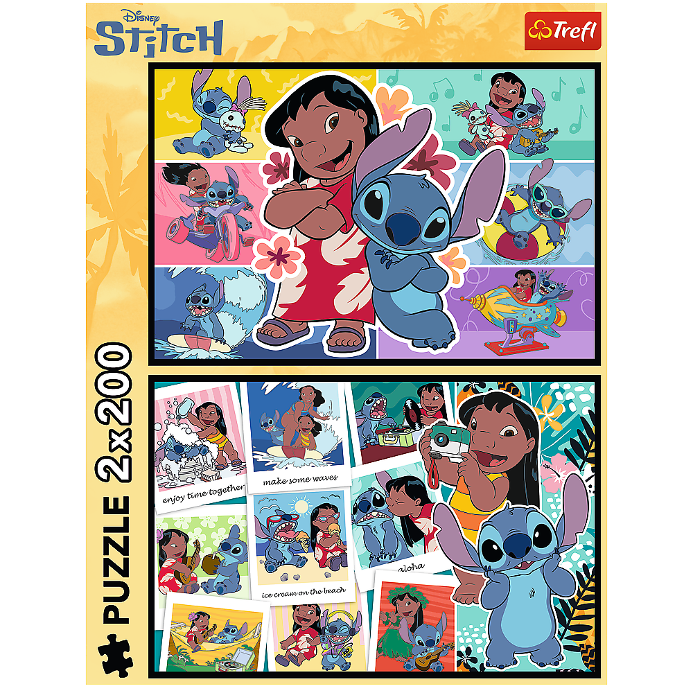 Puzzle - 2x200 - Stitch's Merry Life - Disney Lilo And Stitch 13334