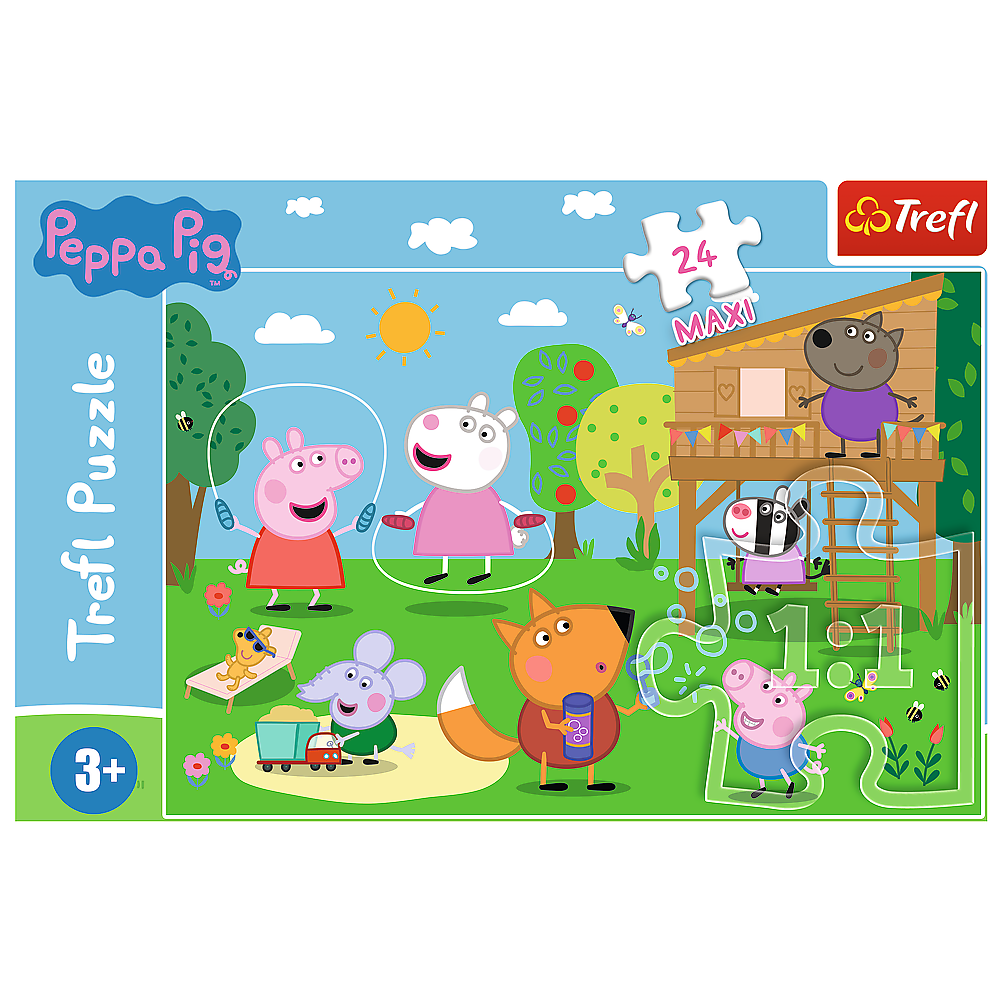 Puzzle - 24 Maxi - Fun In The Glade - Peppa Pig 14342