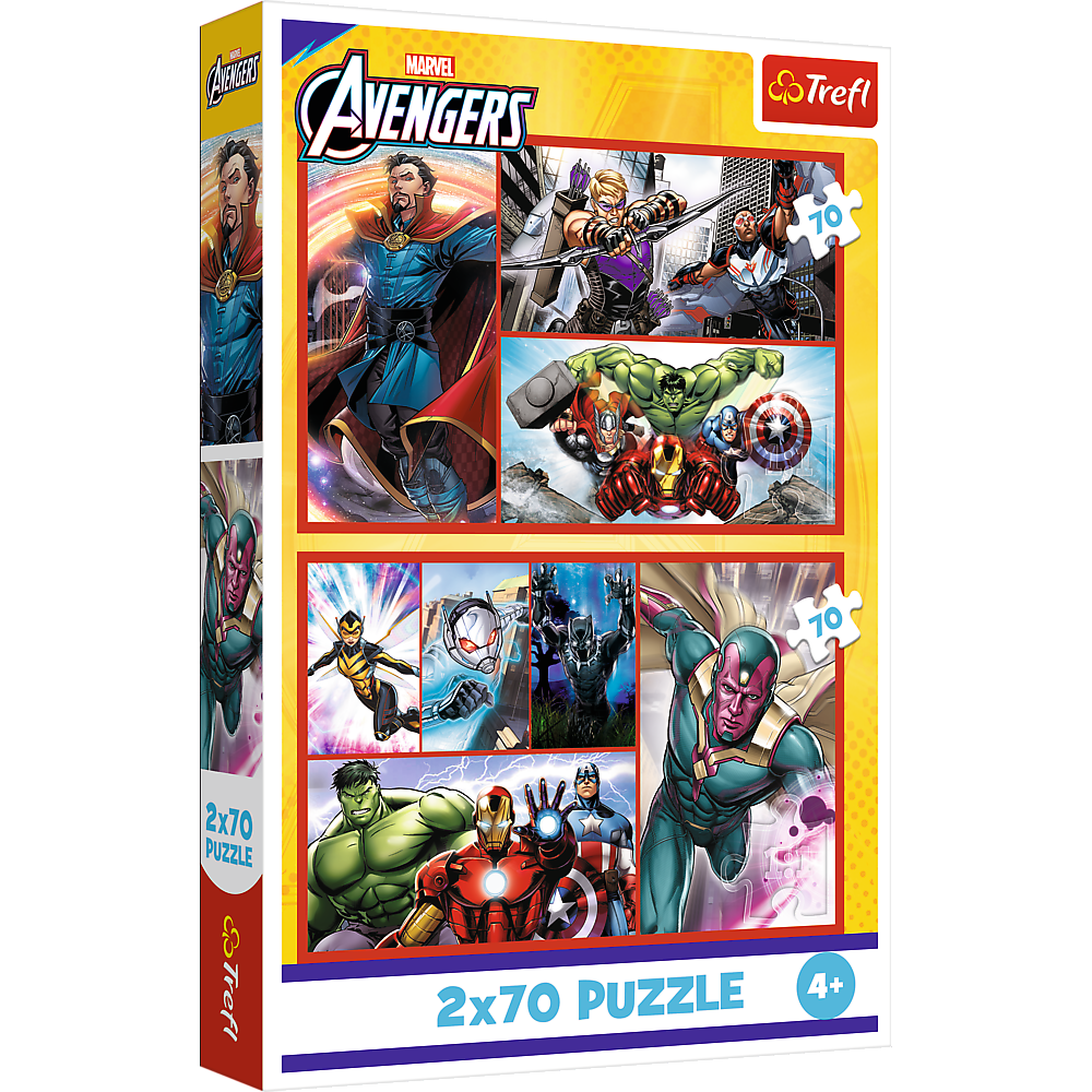 Puzzle - 2x70 - Become A Hero Trefl 34439