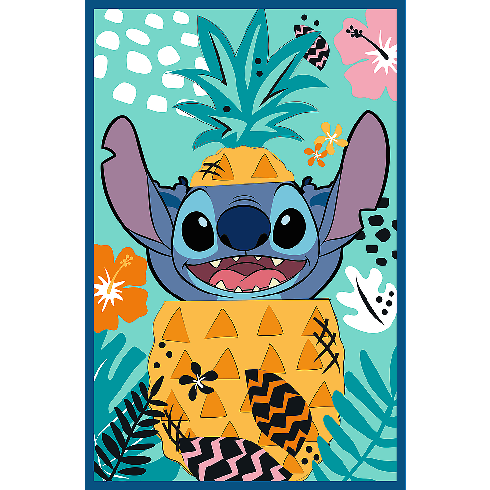 Puzzle - 3x80 - Stitch World Trefl 34885