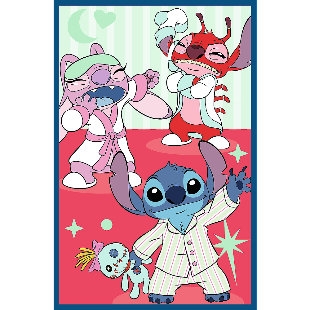Puzzle - 3x80 - Stitch World Trefl 34885