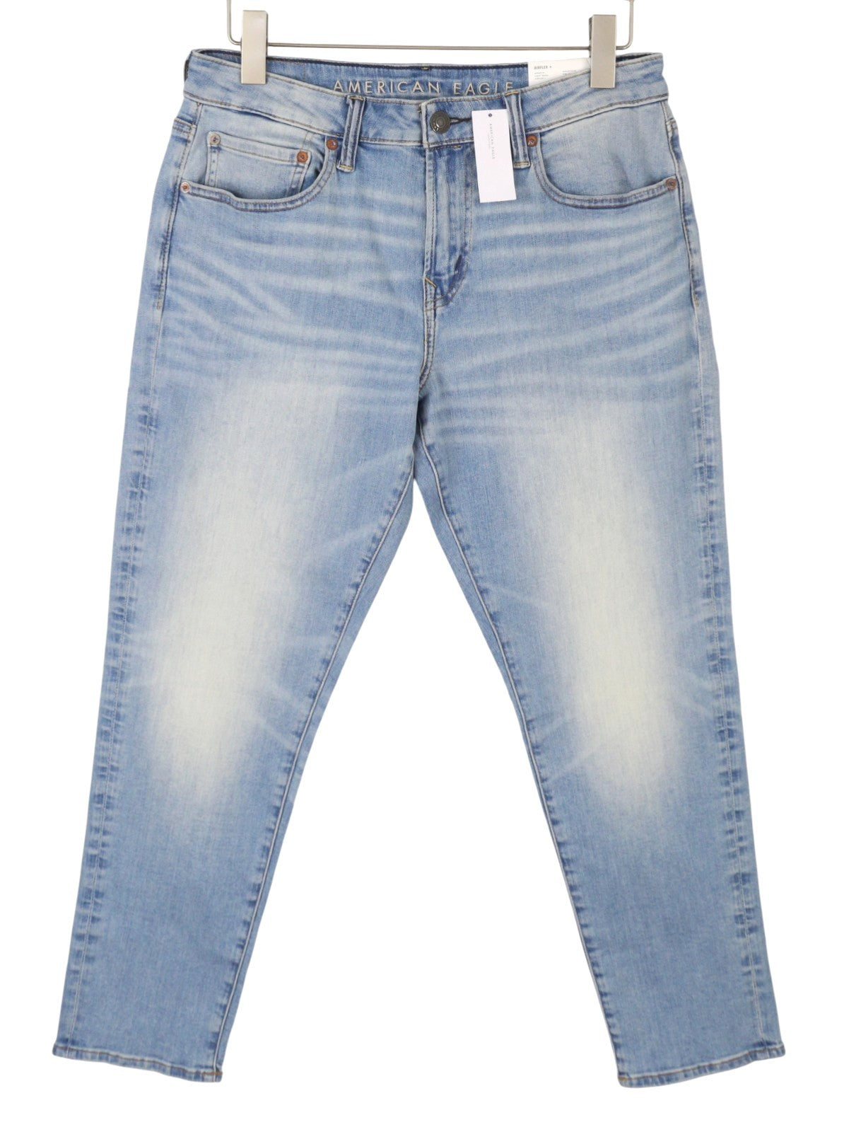American Eagle Outfitters Airflex+ Men Jeansathletic Light Wash Blue