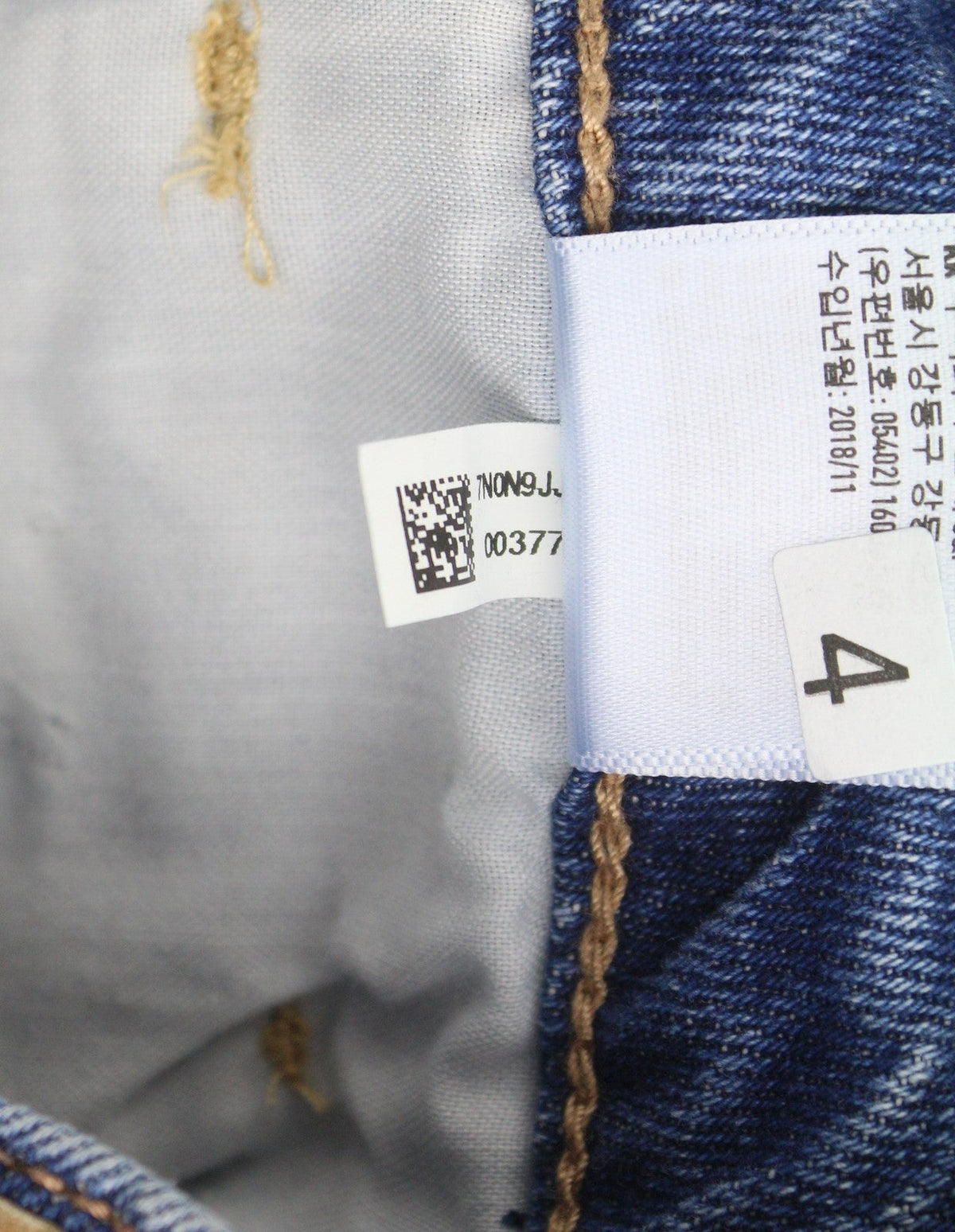 American Eagle Outfitters Tomgirl Kvinder Jeansshadow Patches Blue Distress