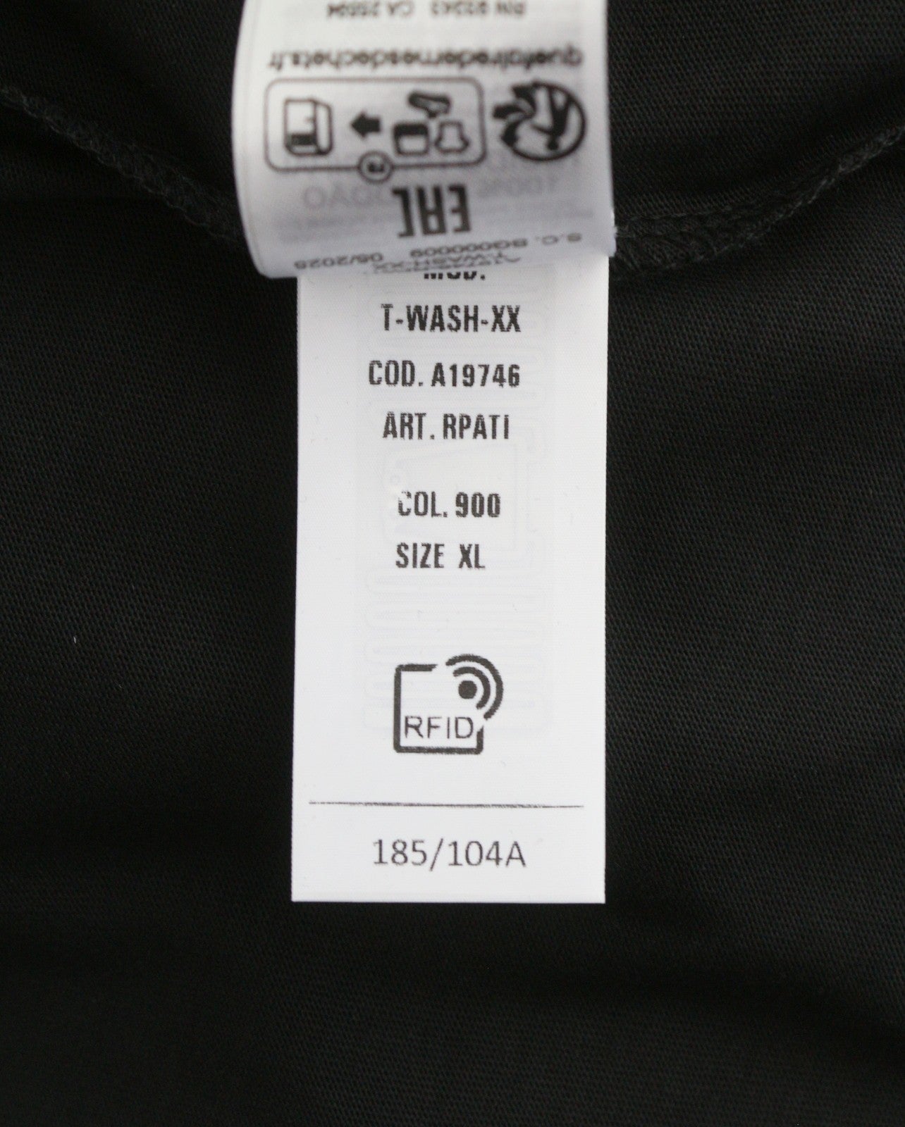 Diesel T-wash-xx Men T-shirtblack Loose Fit Cotton Tricot Crew Short Sleeve