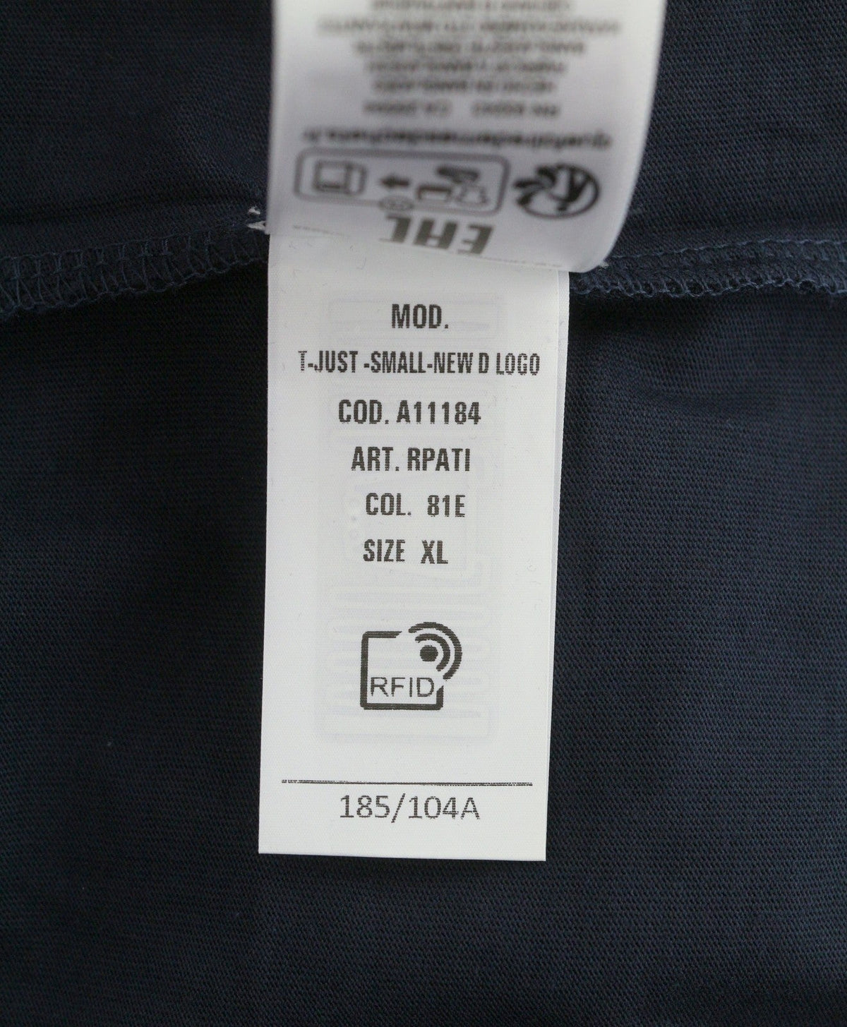T-shirt T-just-small-new D Logo