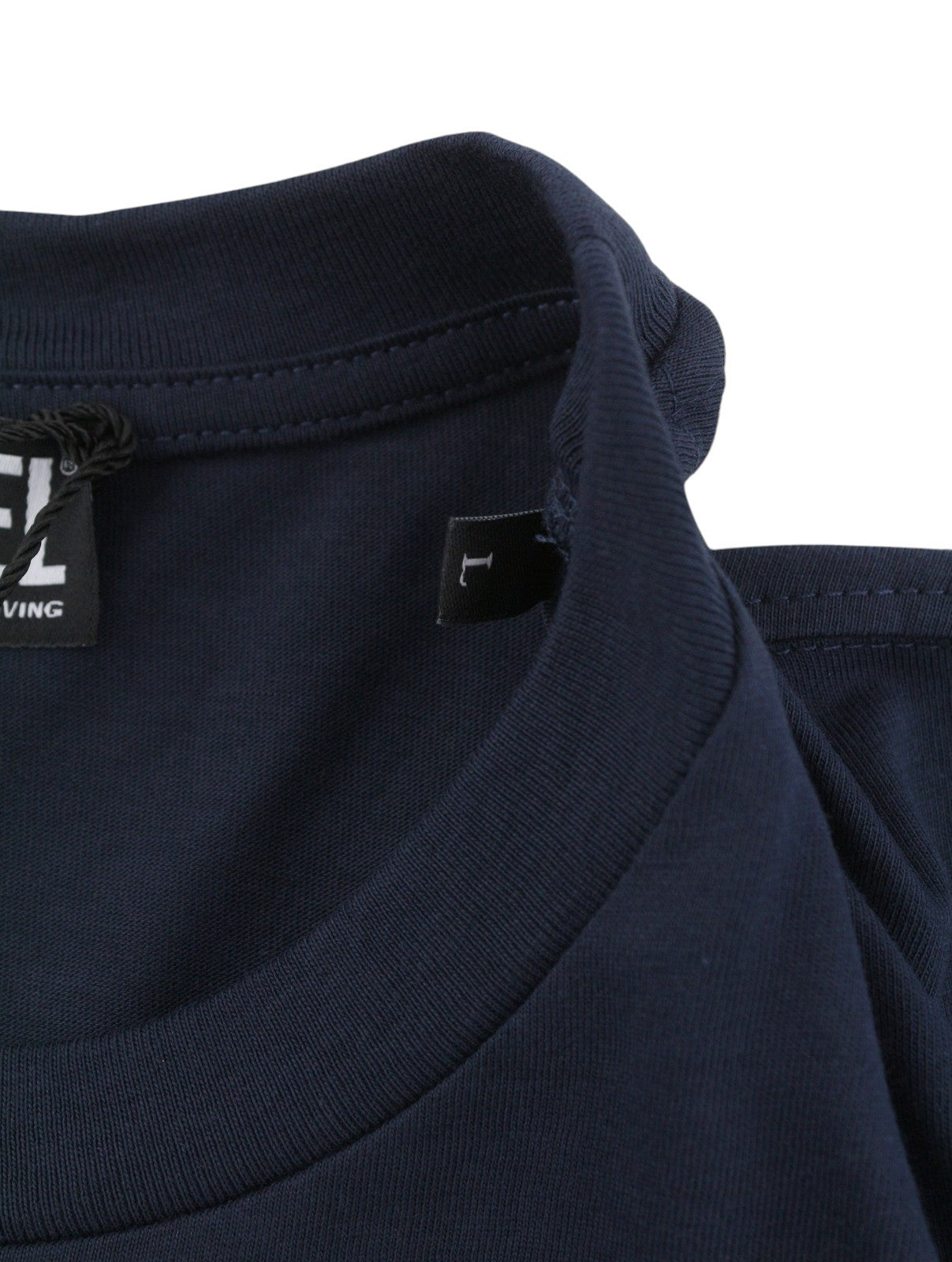 Diesel T-just 250231 Off Men T-shirtblue Cotton Tricot Crew Neck Short Sleeve
