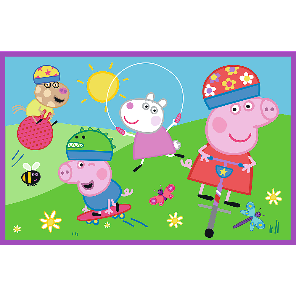 Puzzle - 2x24 - Peppa On The Playground - Peppa Pig 34435