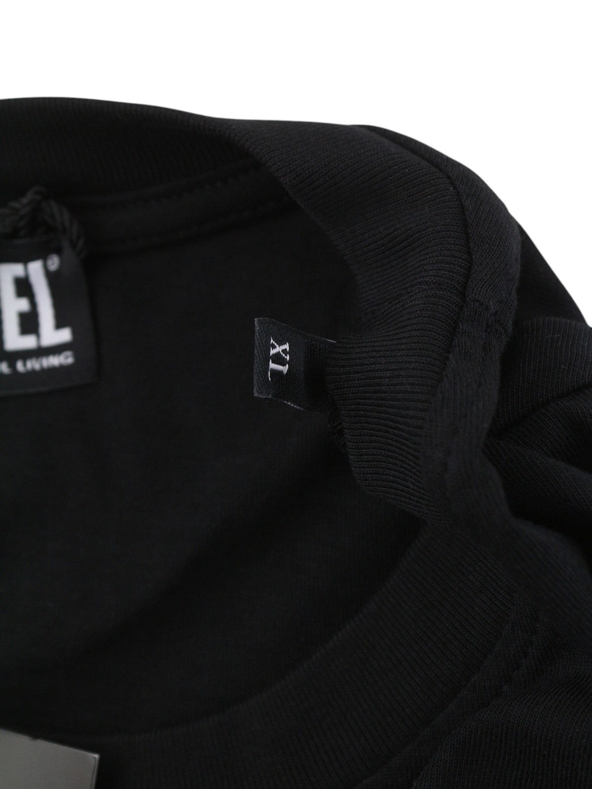 Diesel T-diegor 1-a Men T-shirtblack Cotton Tricot Crew Neck Short Sleeve