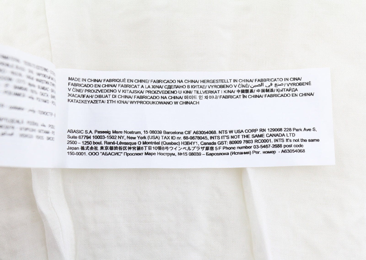 Дамска рокля Desigual Aster, бяла, с бродирани колани, 3/4 ръкави