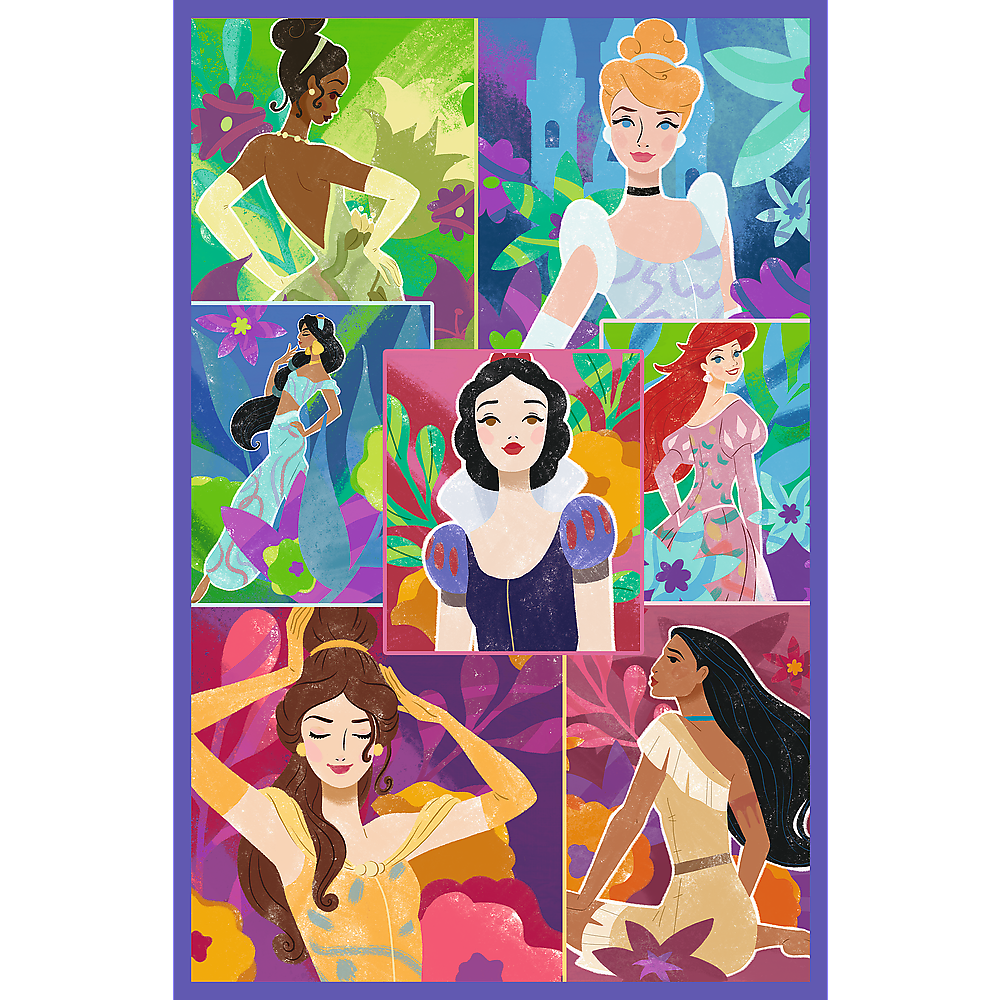 Puzzle - 3x80 - Princess Friends - Disney Princess Trefl 34884