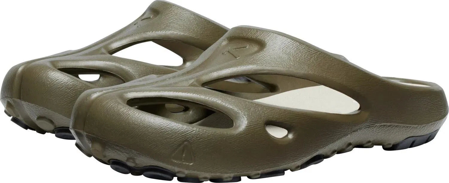 Chaussures en cuir noir taupe Keen pour hommes shanti canteen/plaza 47,5