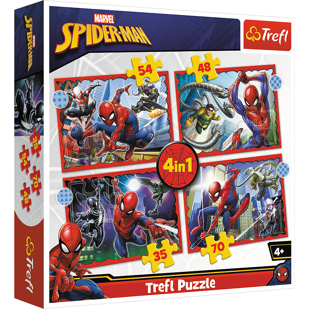 Puzzle - 4in1 - Eroico Spider-man Trefl 34384