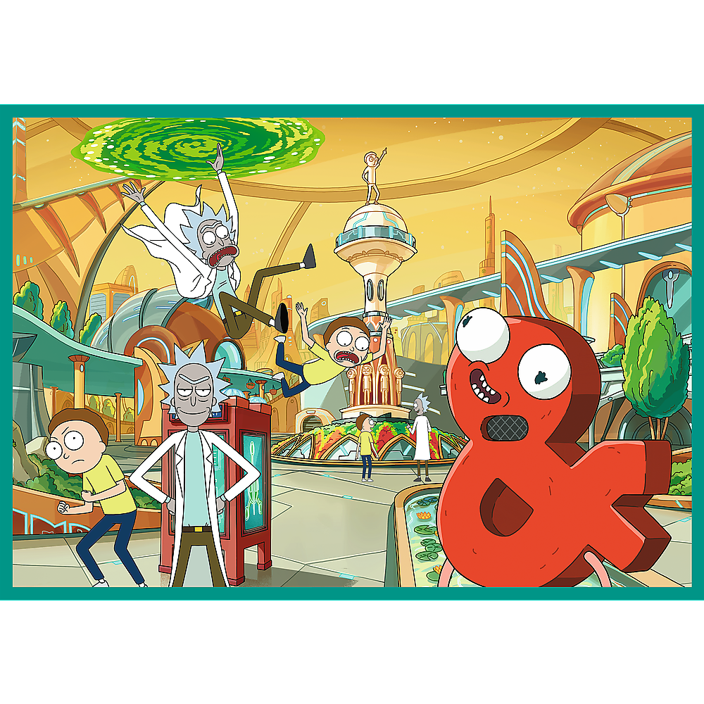 Puzzle - 4x250 - The Crazy World Of Rick And Morty - Warner Rick And Morty Trefl 13338