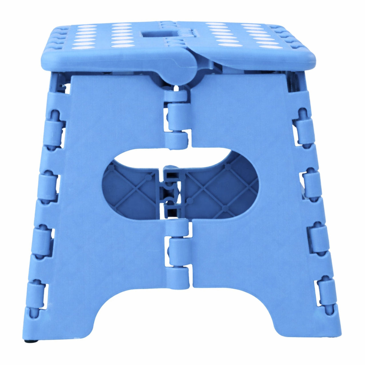 Folding Stool Footrest Step Anti-slip Blue 24x19 Cm