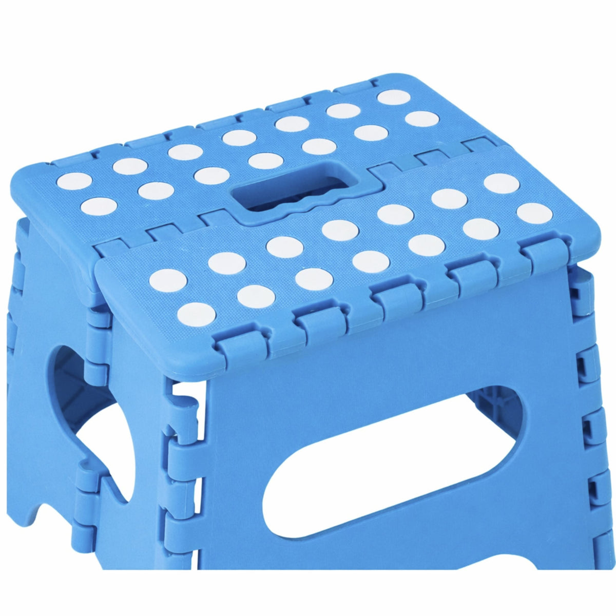 Folding Stool Footrest Step Anti-slip Blue 24x19 Cm
