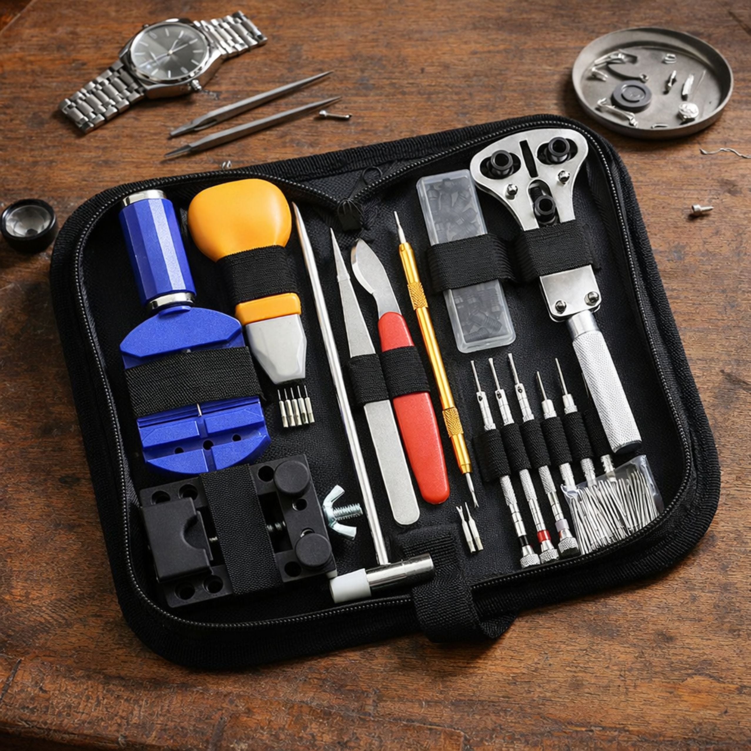 Watch Repair Kit Professional Tools Case 147 Pcs.